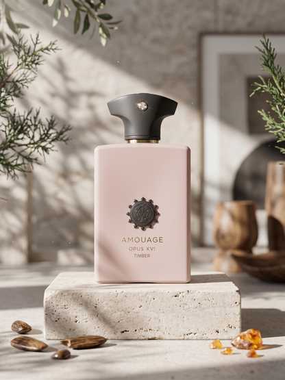 Amouage Opus XVI Timber 100ML perfume presentation
