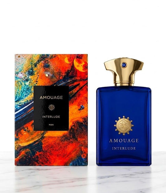 Amouage Interlude Man 100ML — تفاصيل زجاجة العطر