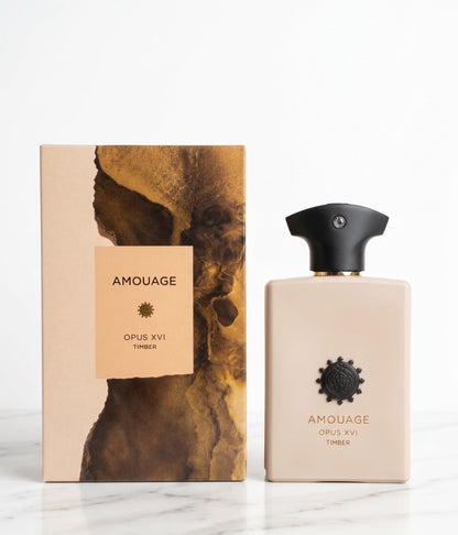 Amouage Opus XVI Timber 100ML fragrance bottle detail