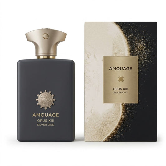 Amouage Opus XIII Silver Oud 100ML — تفاصيل زجاجة العطر