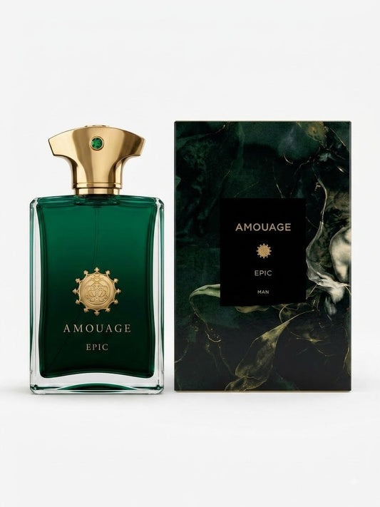 Amouage Epic Man 100ML fragrance bottle detail